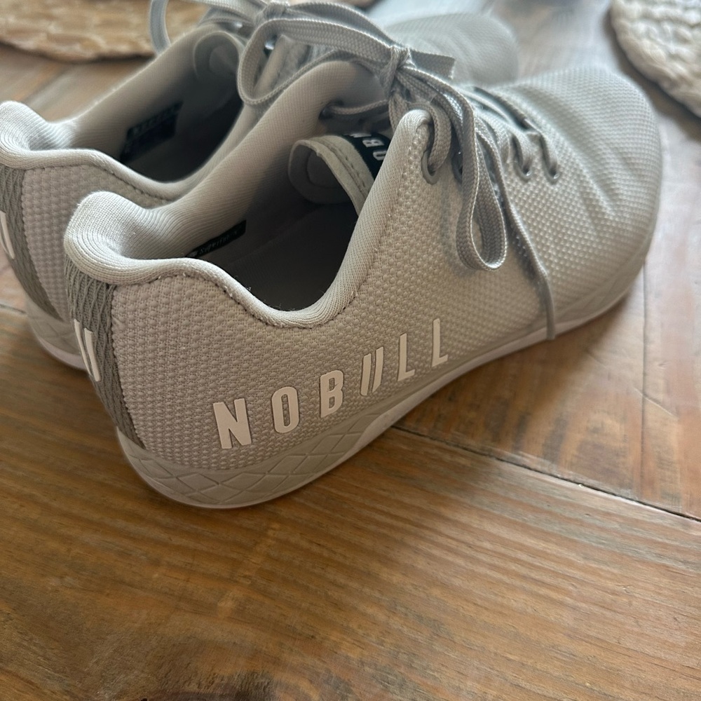 NOBULL Light Gray Athletic Shoes Mens 9 Women's 10.5 Tik Tok - Picture 2 of 8